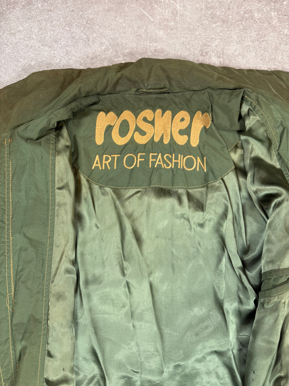 Vintage Rosner Art of Fashion Jacke Olivgrün – Field Utility Jacket