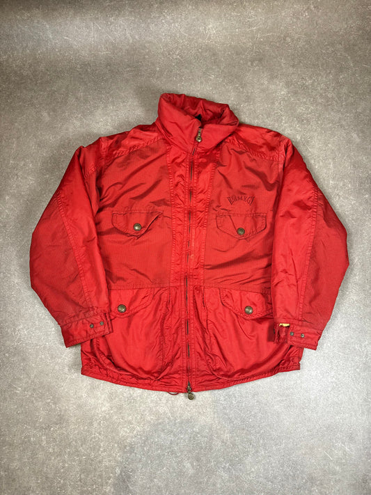 Vintage EMMEGI Outdoor Jacke Rot – Designed by Milos – 80er/90er Jahre