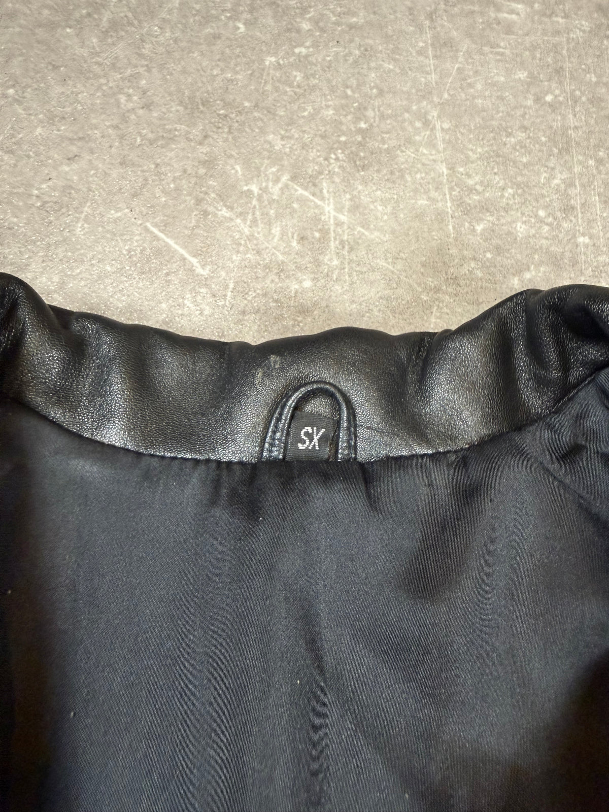 Vintage Damen Ledermantel Schwarz Echtleder Gehrock 90er Jahre