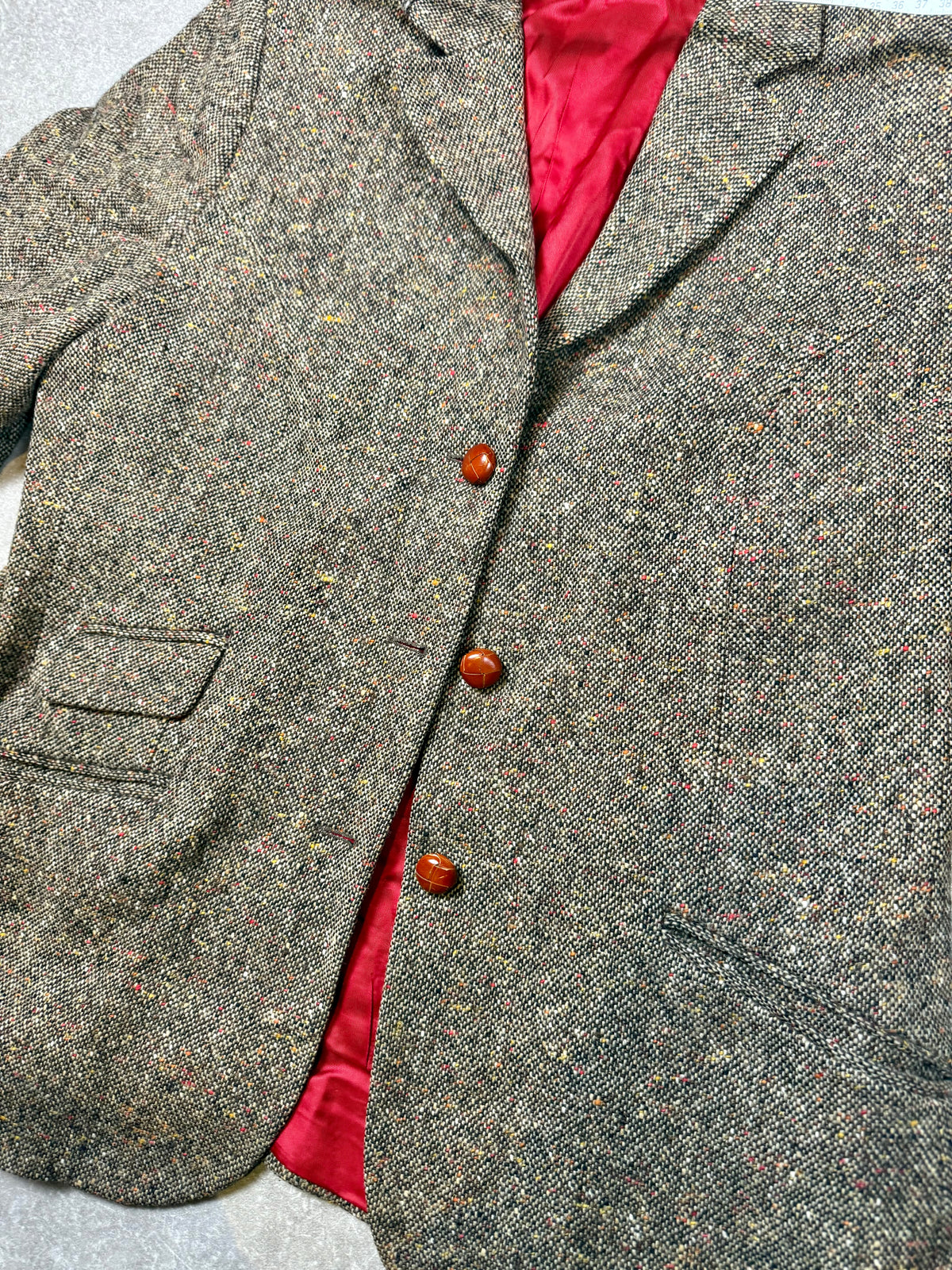 Vintage Charles Robertson Harris Tweed Blazer Gr. 44 – 100% Schurwolle Irland