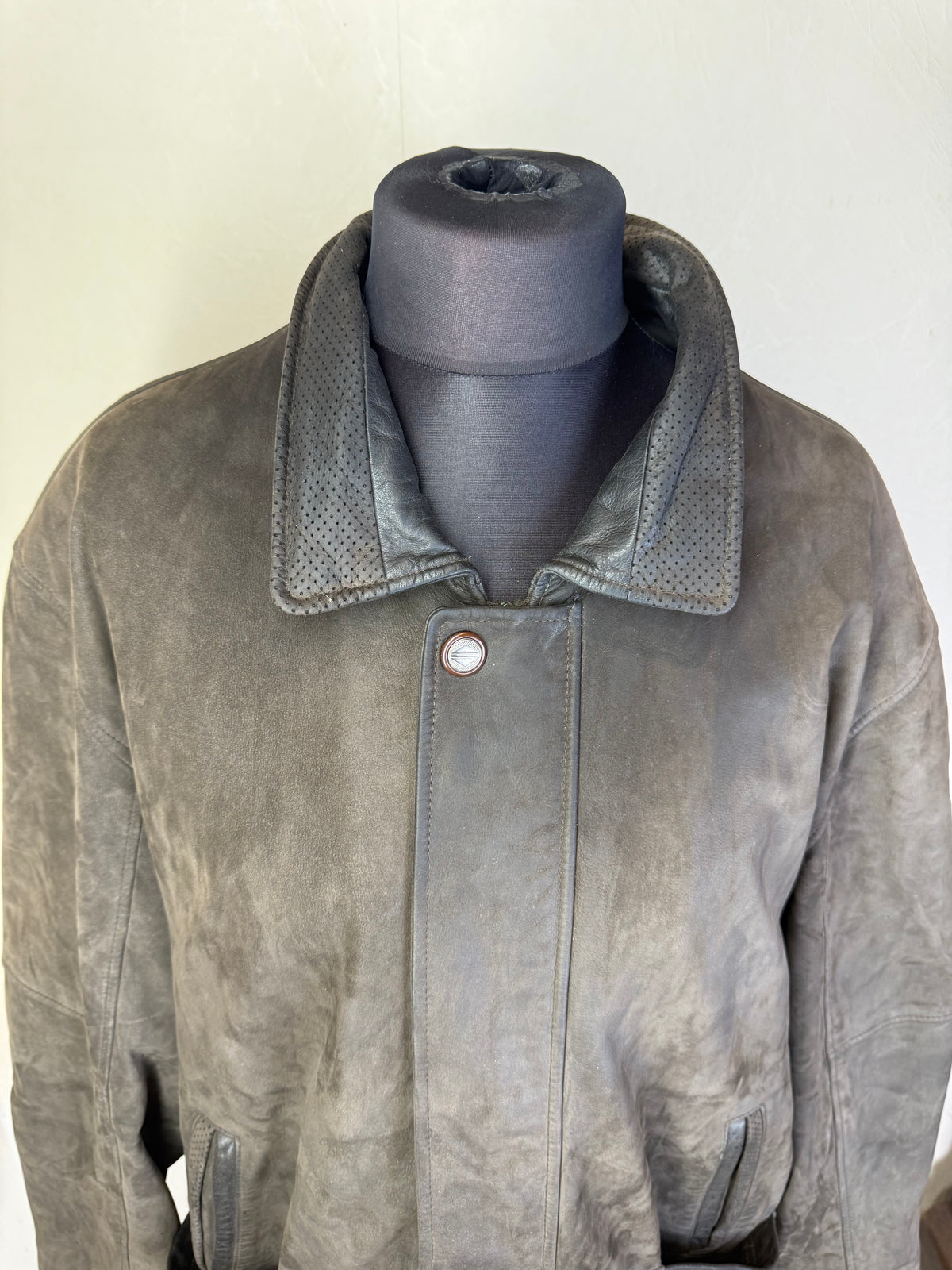 Leather Deluxe by P&G Herren Lederjacke Gr. 30 – Echtleder Braun Vintage