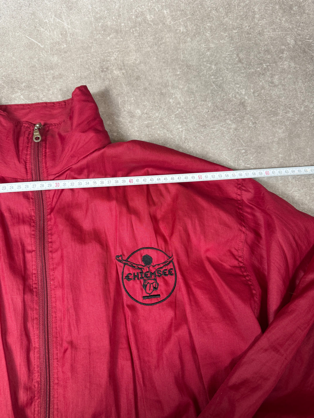 Vintage Chiemsee Windsurfing Trainingsanzug 90er Rot Jacke & Hose Gr. M