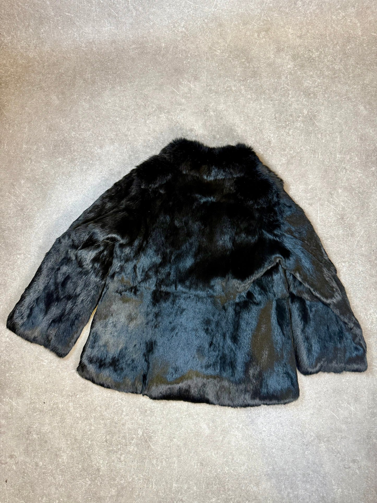 Vintage Nerzjacke Schwarz – Echter Nerz Pelzjacke K.H. Berlin Damen Klassisch Größe M