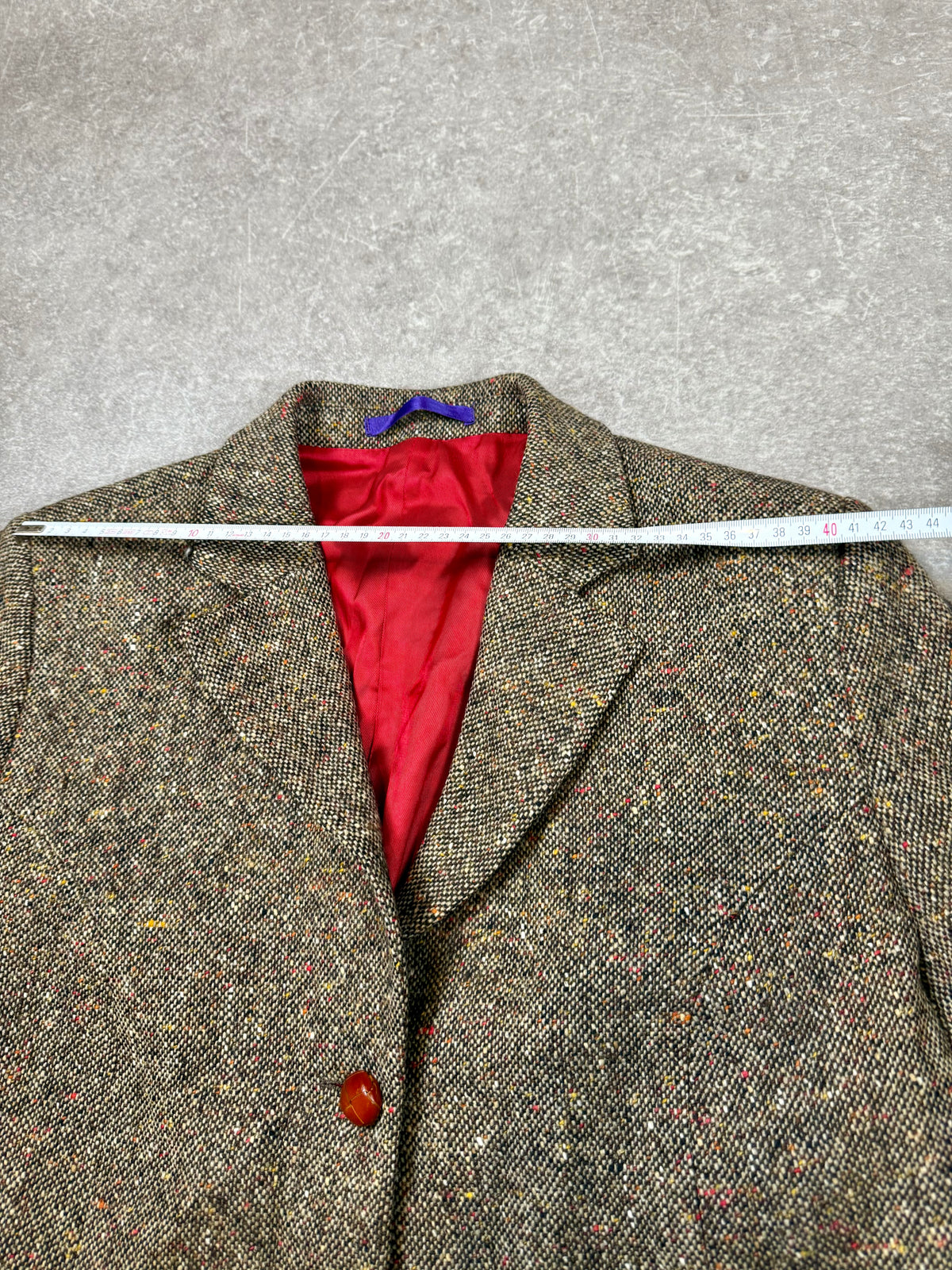 Vintage Charles Robertson Harris Tweed Blazer Gr. 44 – 100% Schurwolle Irland