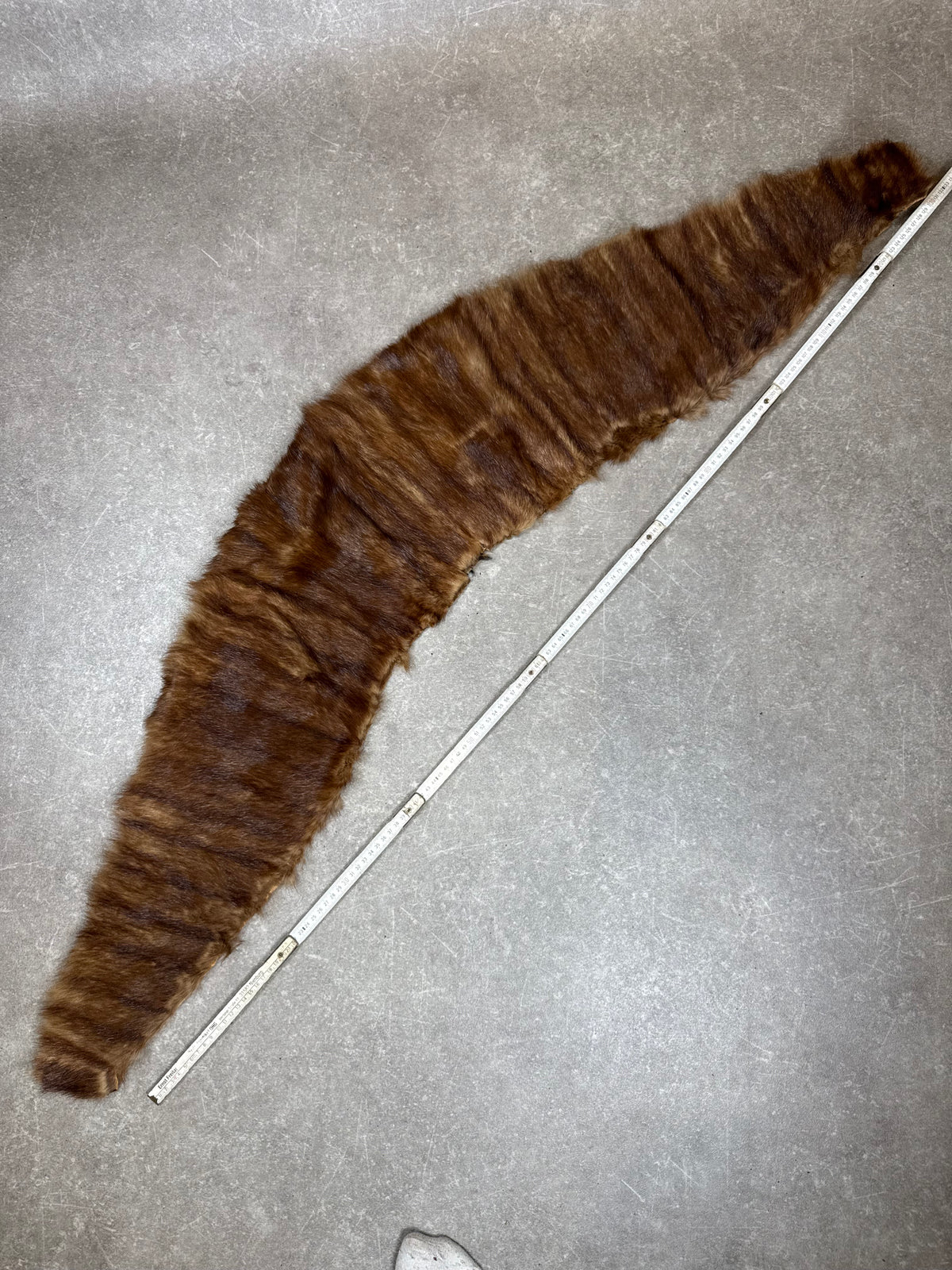 Vintage Nerz Pelzstola Braun Echtfell Mink Schulterkragen A.H.S. American Mink ca. 130 cm
