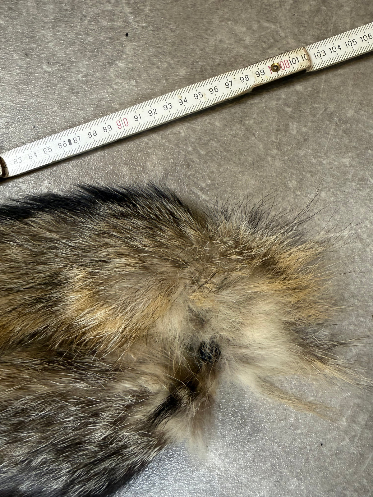 Vintage Rotfuchs Pelzschal Echtfell Fuchs Stola 110 cm Fox Fur Schal Boho
