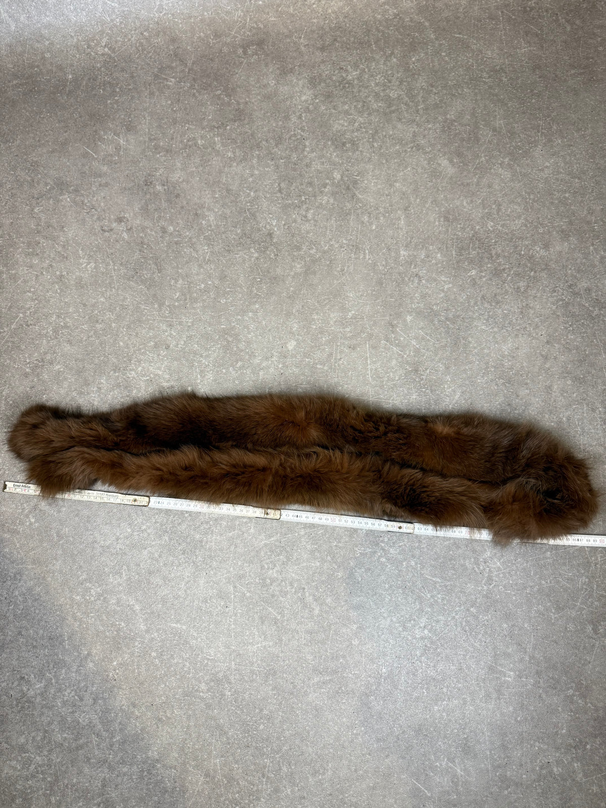 Vintage Rotfuchs Pelzschal Echtpelz Fuchs Schal Pelzkragen Braun Damen Winter Stola 180 cm