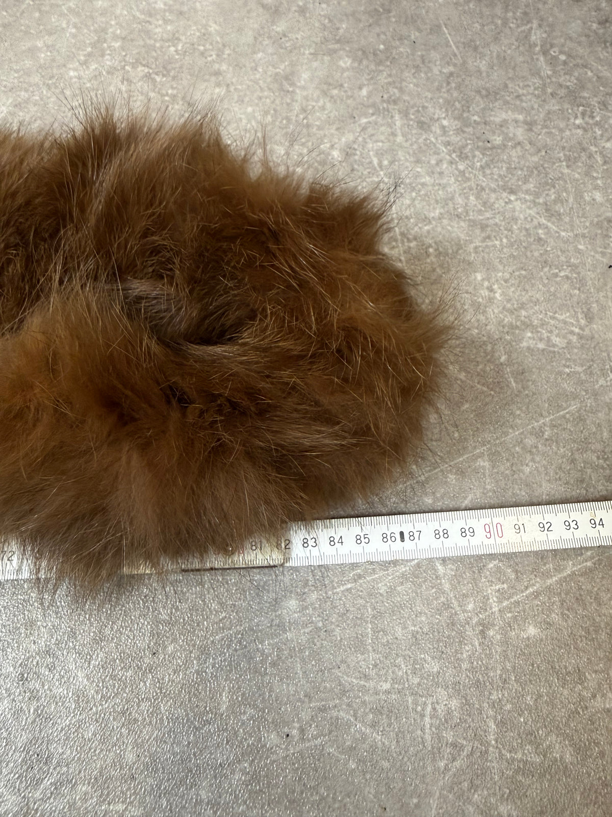 Vintage Rotfuchs Pelzschal Echtpelz Fuchs Schal Pelzkragen Braun Damen Winter Stola 180 cm