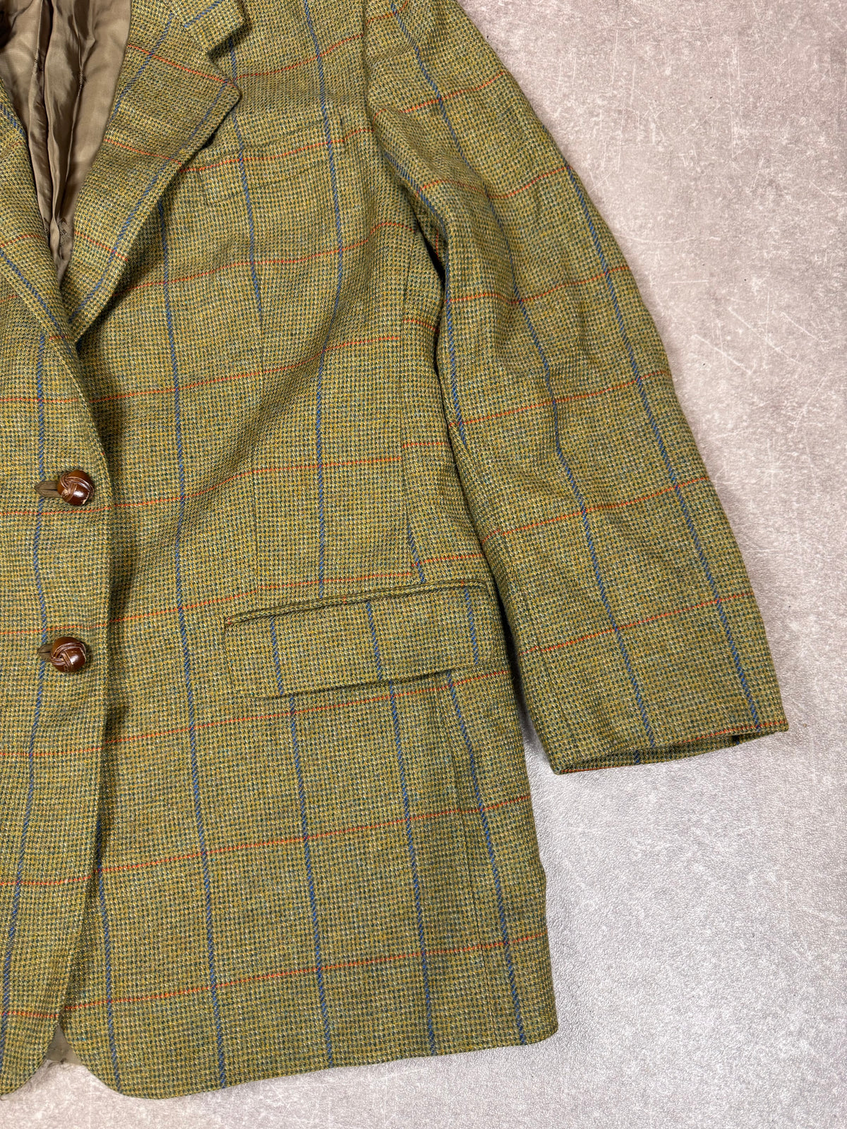Vintage DAKS Signature Tweed Sakko – Pure New Wool – Made in Great Britain