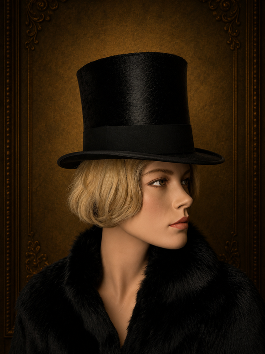 Antiker P. & C. Habig Wien Zylinder Chapeau Claque? Max Herzfeld Hannover um 1900