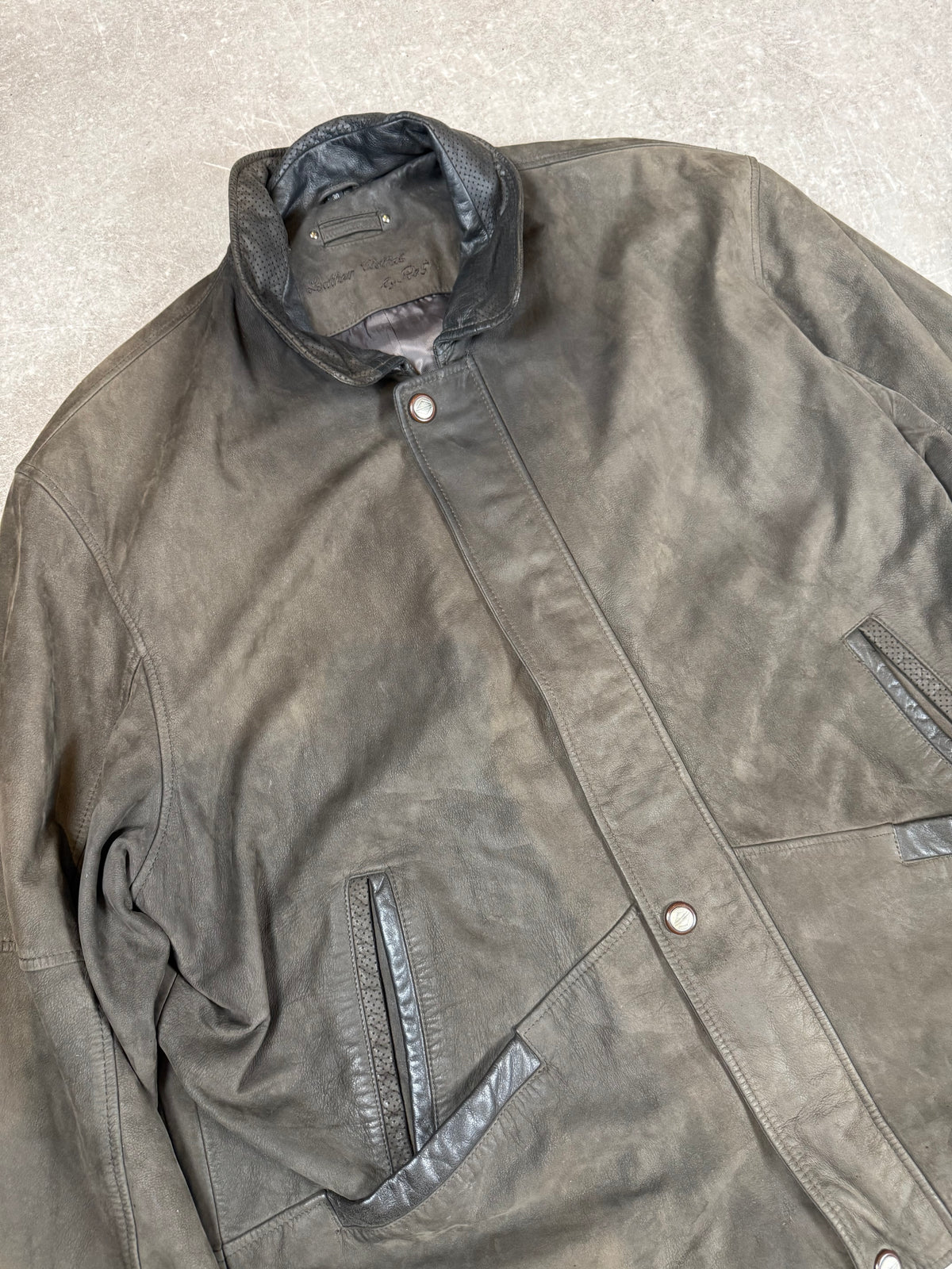 Leather Deluxe by P&G Herren Lederjacke Gr. 30 – Echtleder Braun Vintage