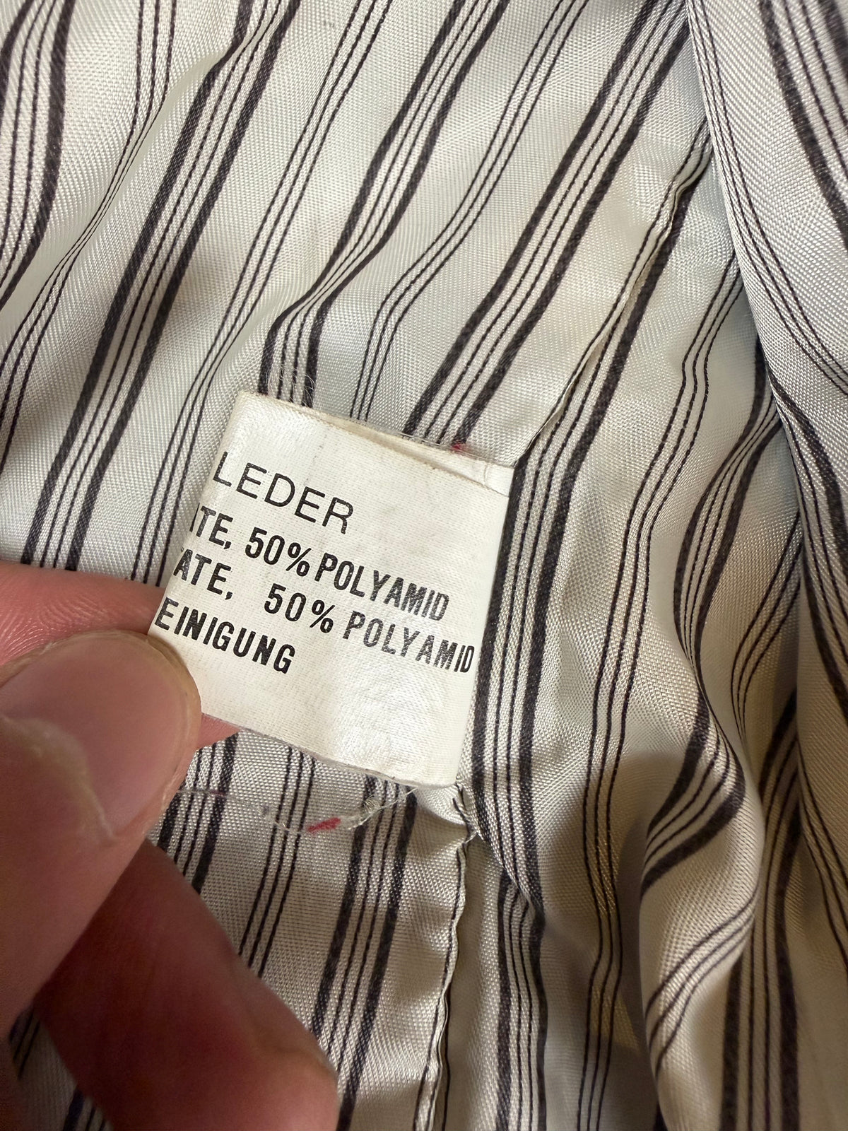 Vintage Herren Lederjacke Der Lederer Beachy Gr. 48 Braun Echtleder 80er/90er