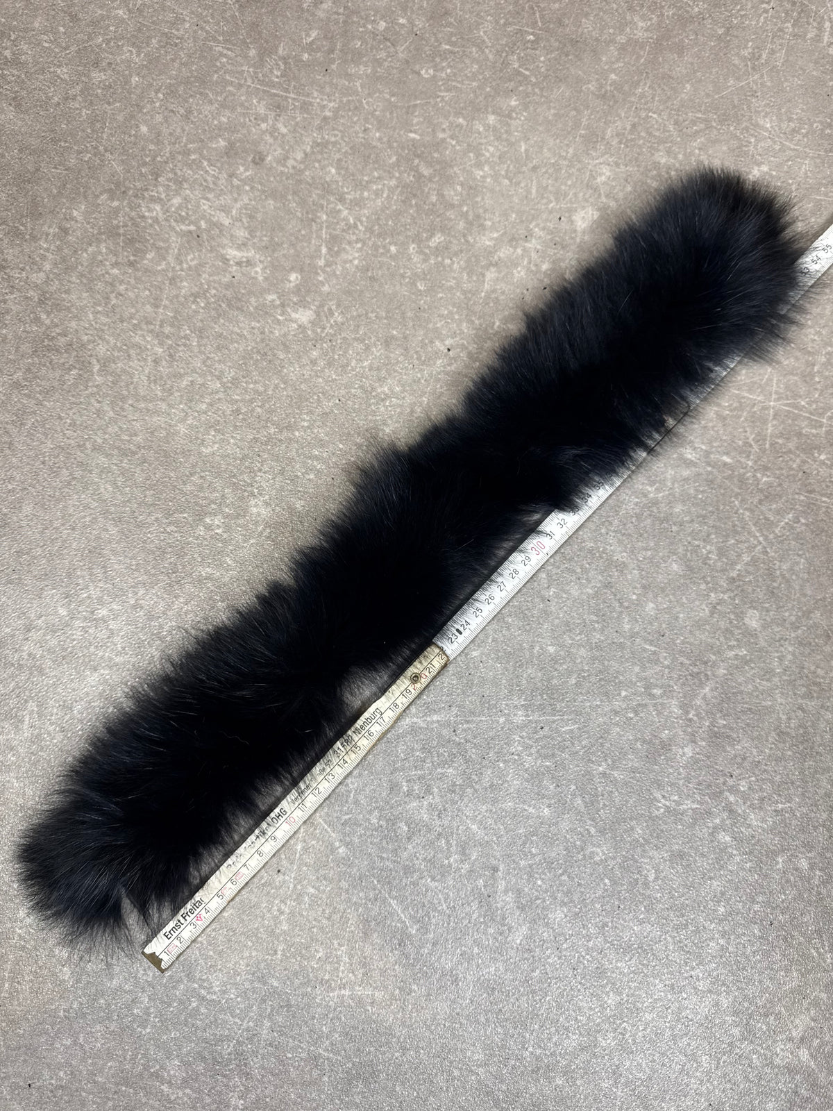 Vintage Pelzkragen Schwarz Echtfell Fellkragen Kragen Stola Damen 50er 60er