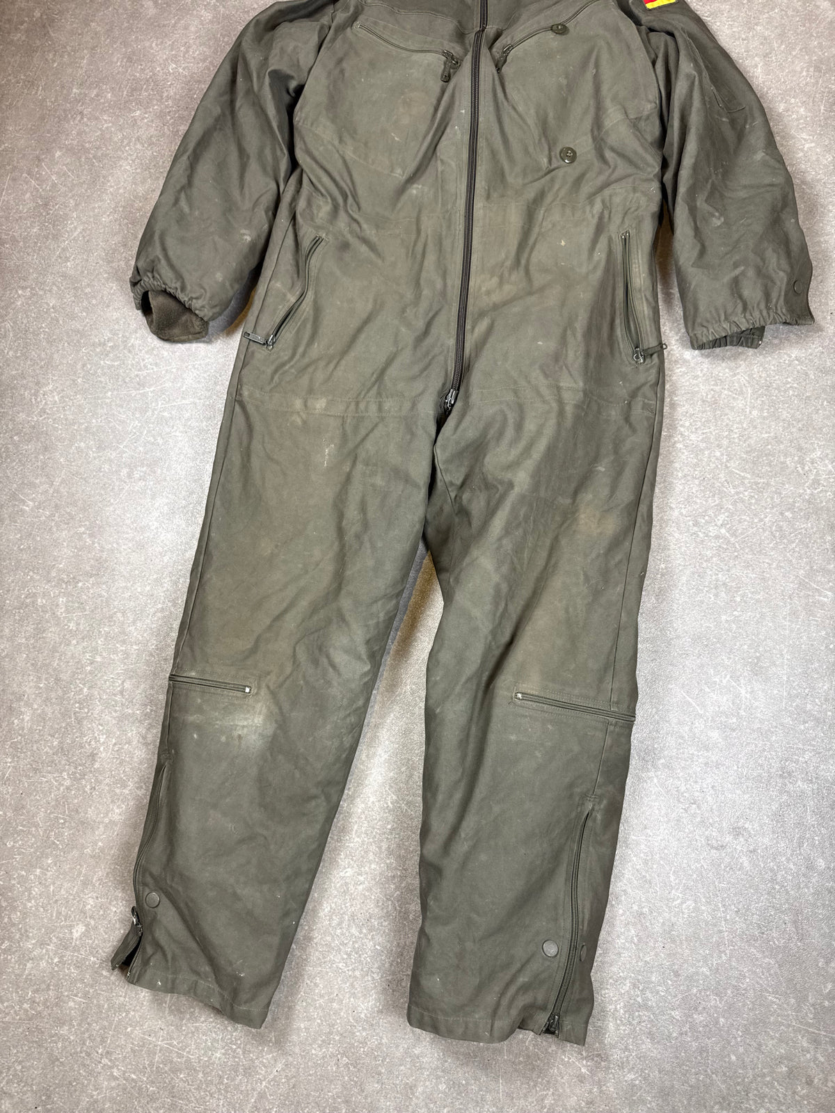 Bundeswehr Fliegerkombi 1985 Gr. 7 Scharrer Pilot Overall mit Innenfutter Vintage