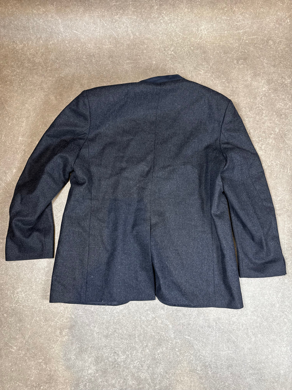 Vintage Herren Trachtenanzug Schurwolle Dunkelblau – Janker Sakko & Hose Gr. 27