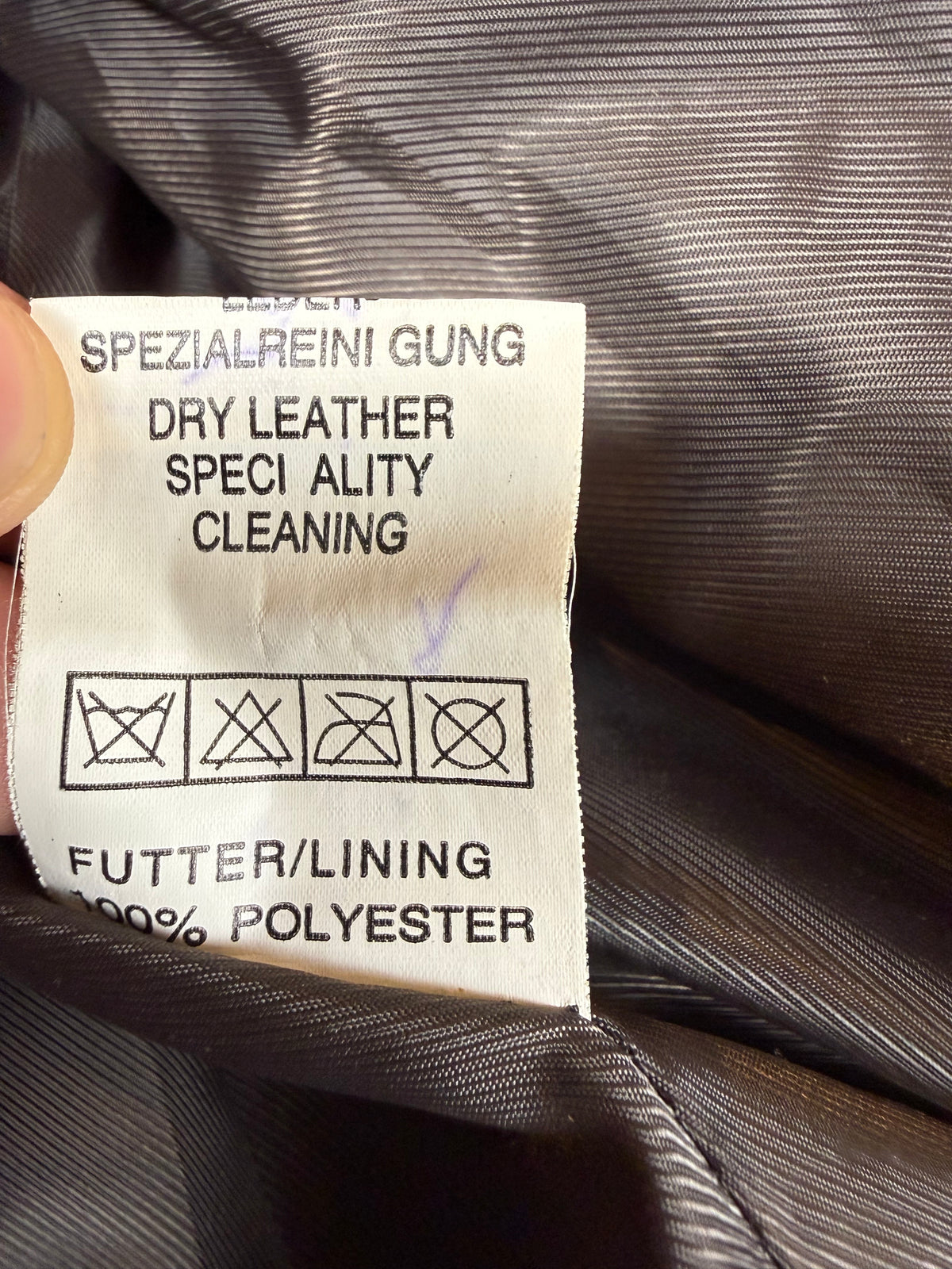 Leather Deluxe by P&G Herren Lederjacke Gr. 30 – Echtleder Braun Vintage