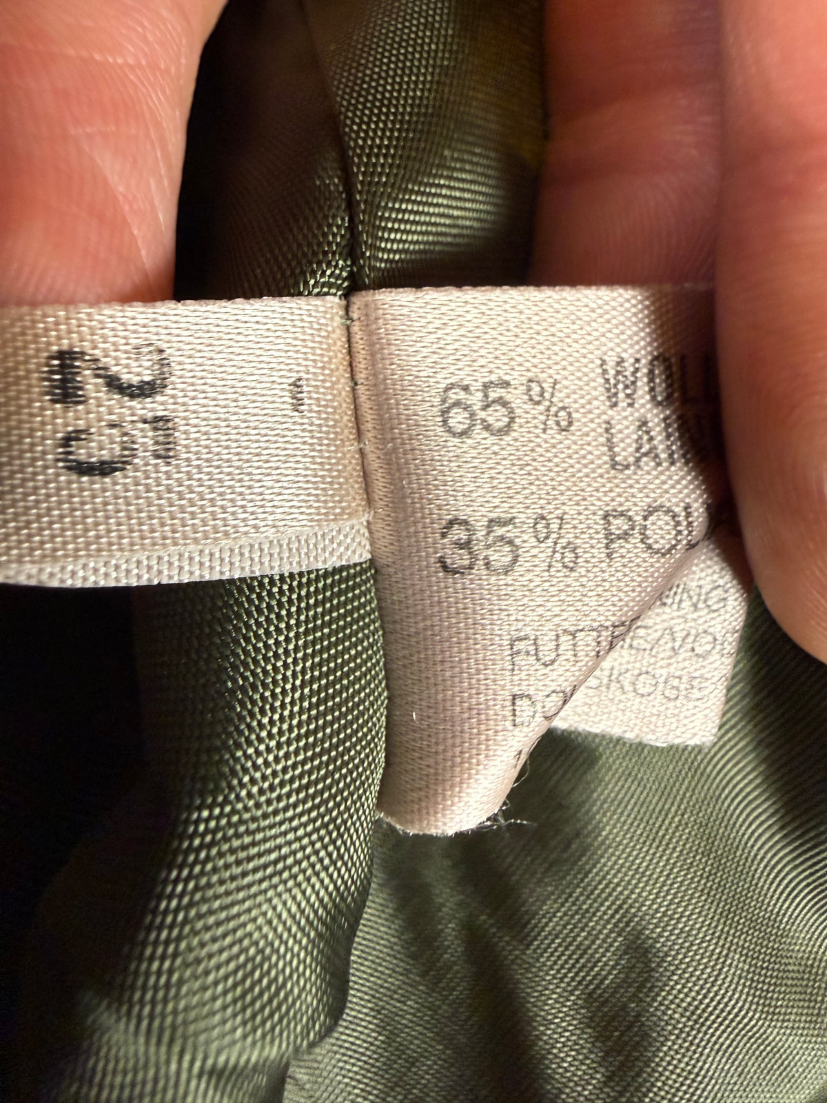 Vintage Damen Lodenmantel Wollmantel Grün – 63% Wolle Oversize Mantel Lang