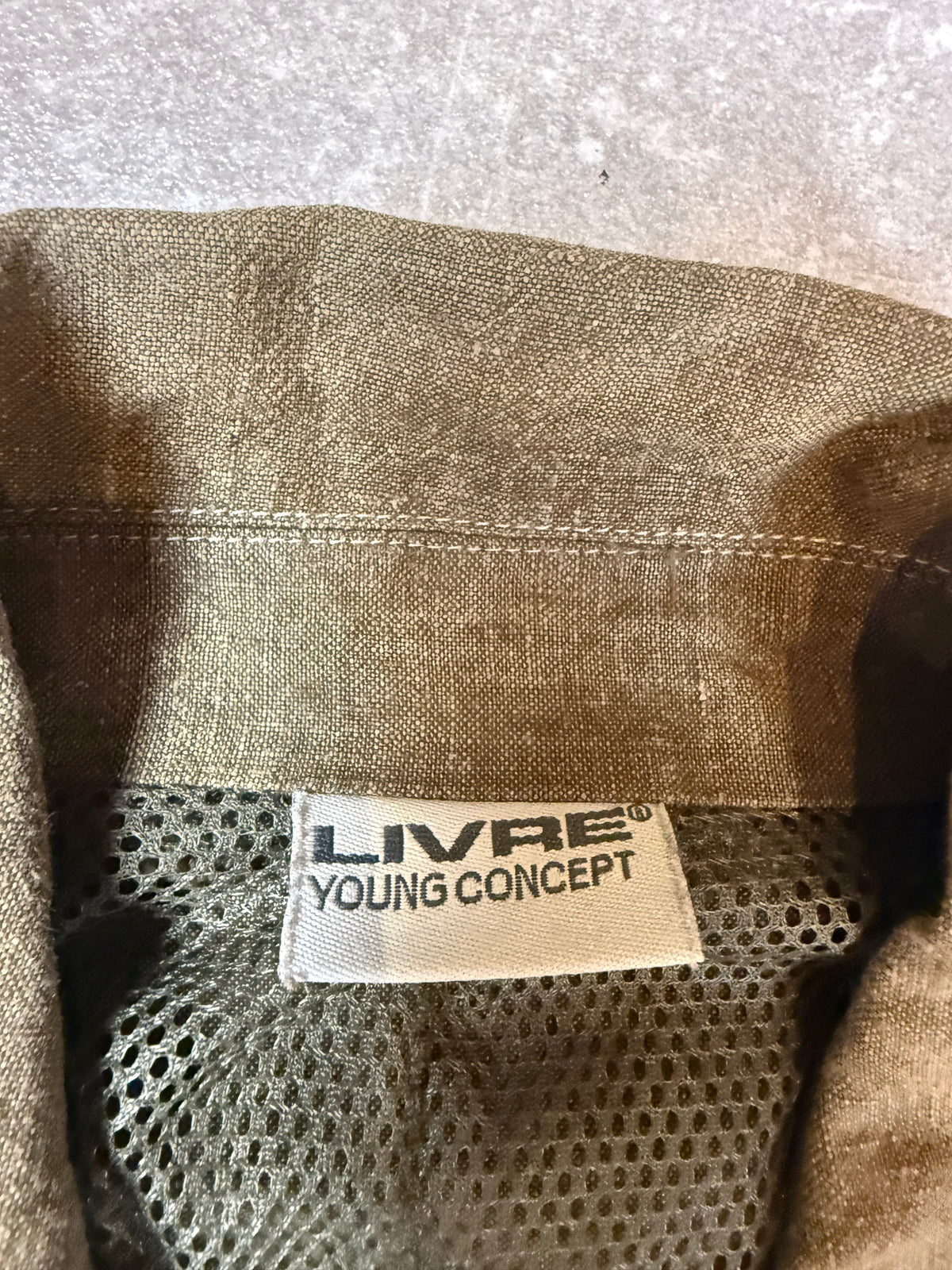 LIVRE Young Concept Damen Leinen Hosenanzug Gr. 40 Vintage Khaki Zweiteiler
