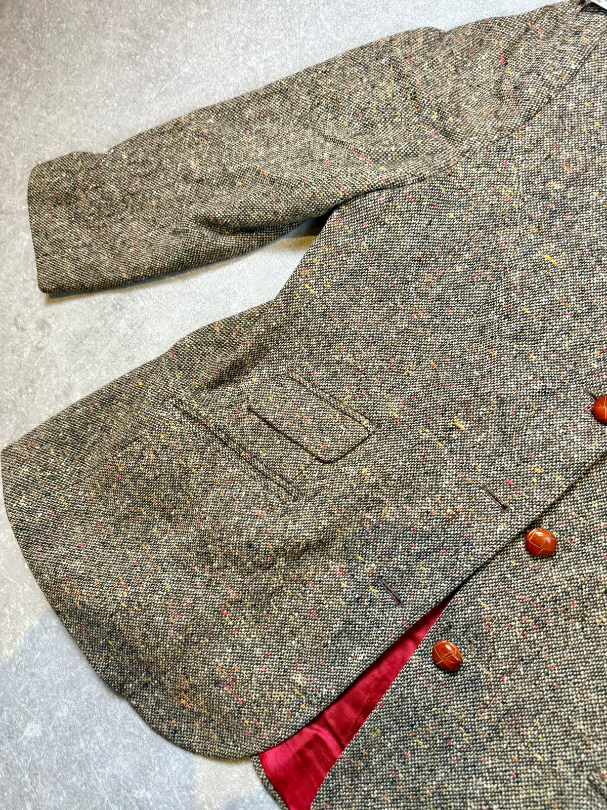 Vintage Charles Robertson Harris Tweed Blazer Gr. 44 – 100% Schurwolle Irland