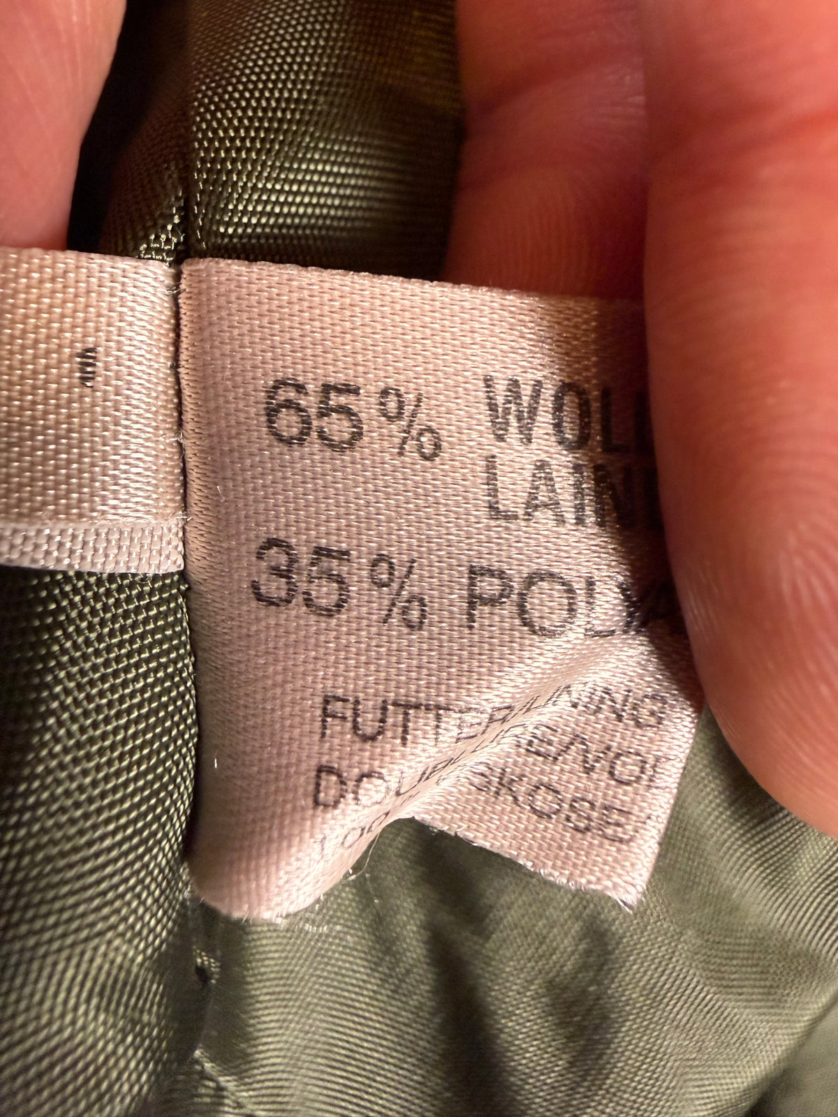 Vintage Damen Lodenmantel Wollmantel Grün – 63% Wolle Oversize Mantel Lang
