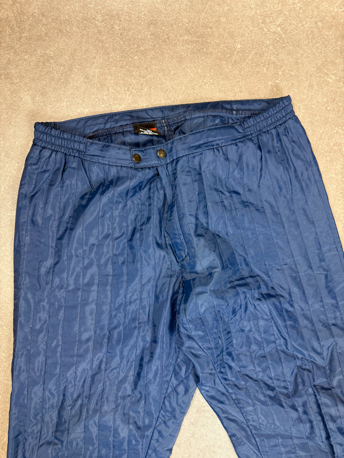 Vintage KANSAS KLIMA Thermohose Herren Gr. 56/58 XL – Nylon Outdoor Hose Blau
