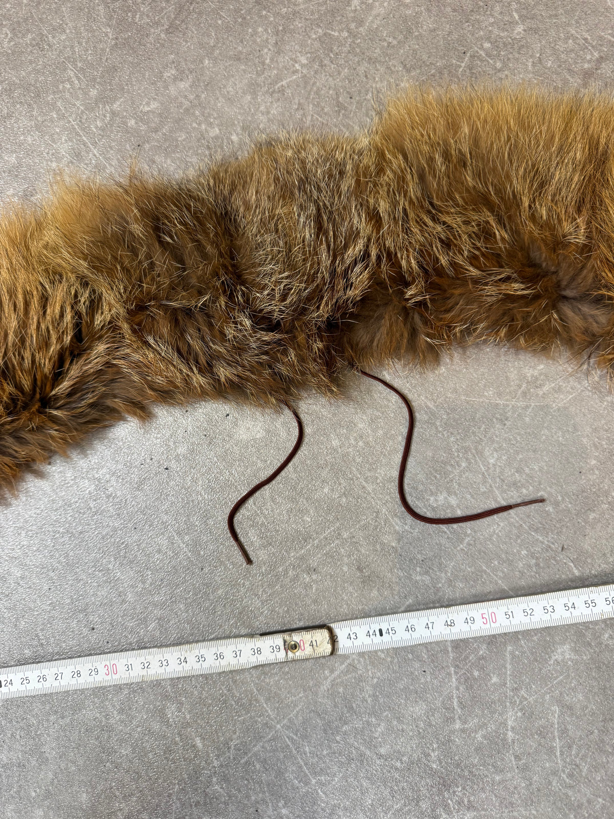 Vintage Rotfuchs Pelzstola Echtfell Fuchs Fellkragen Pelzschal Damen ca. 90 cm