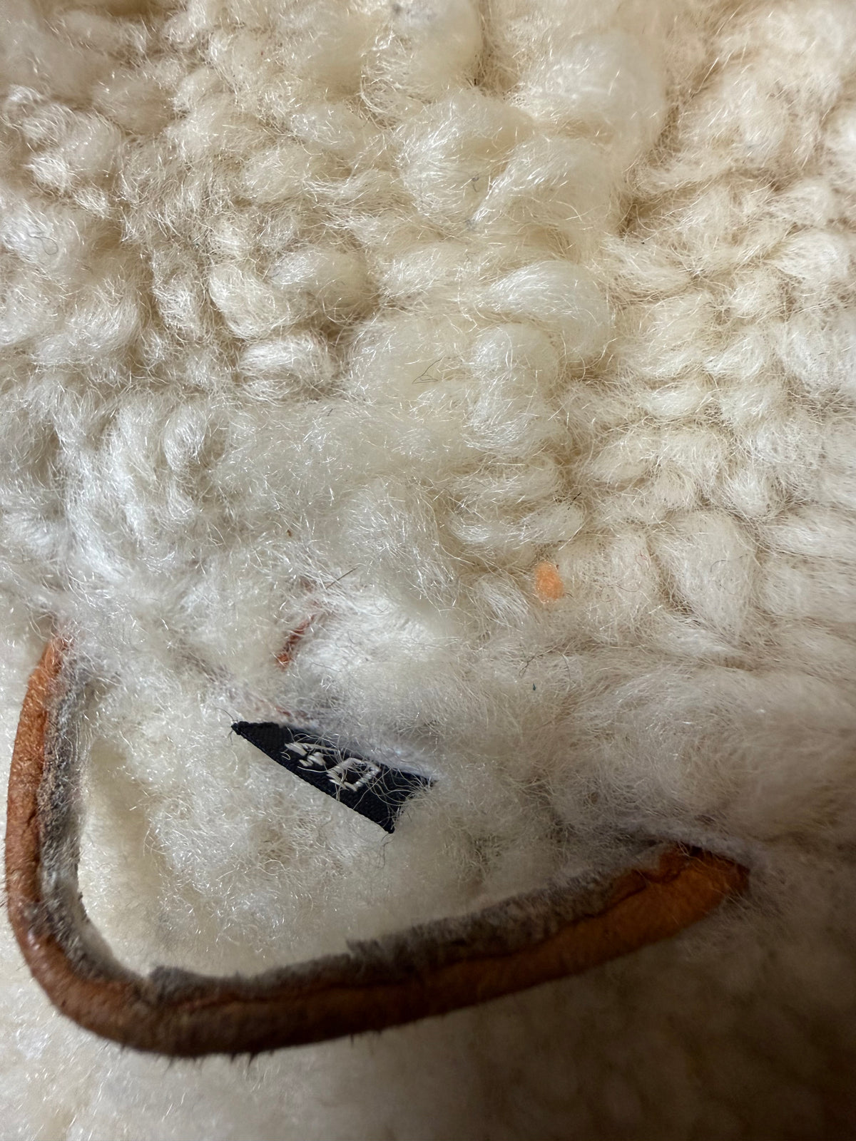 Vintage Lammfellmantel Braun – Echtleder Shearling Oversize Mantel