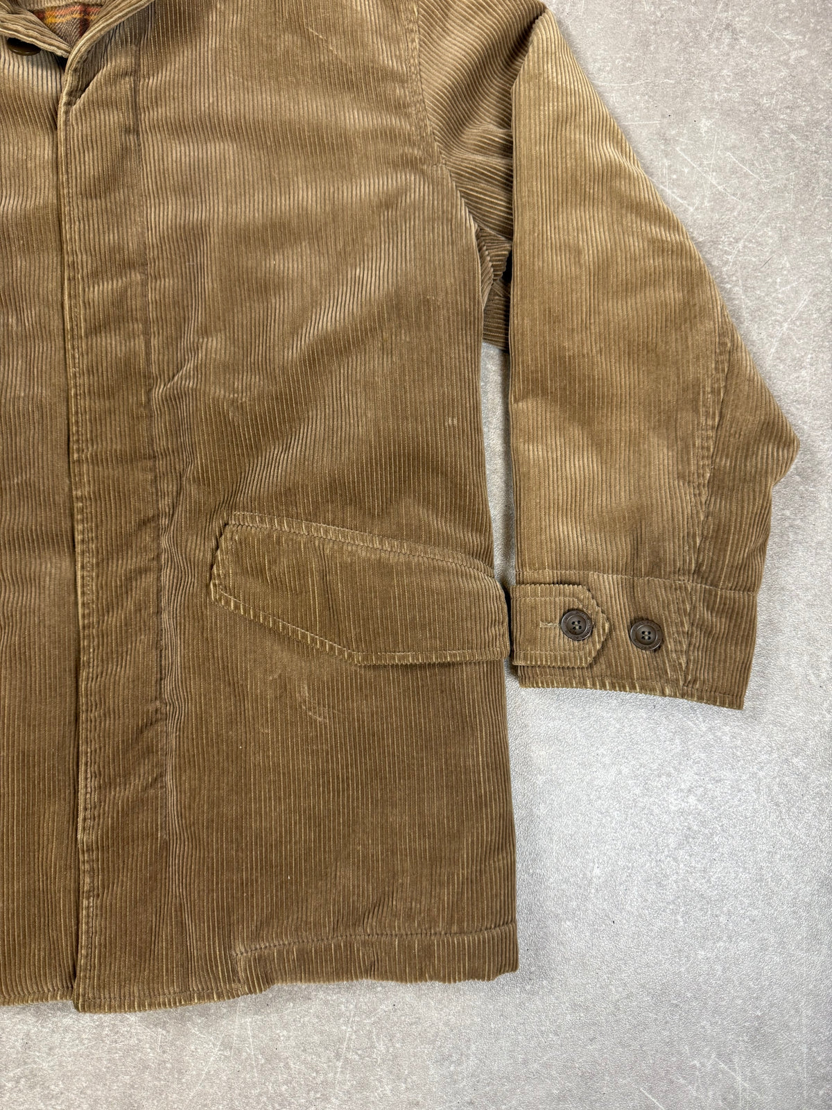 Camel Active Herren Cordjacke Braun Vintage Outdoor Jacke