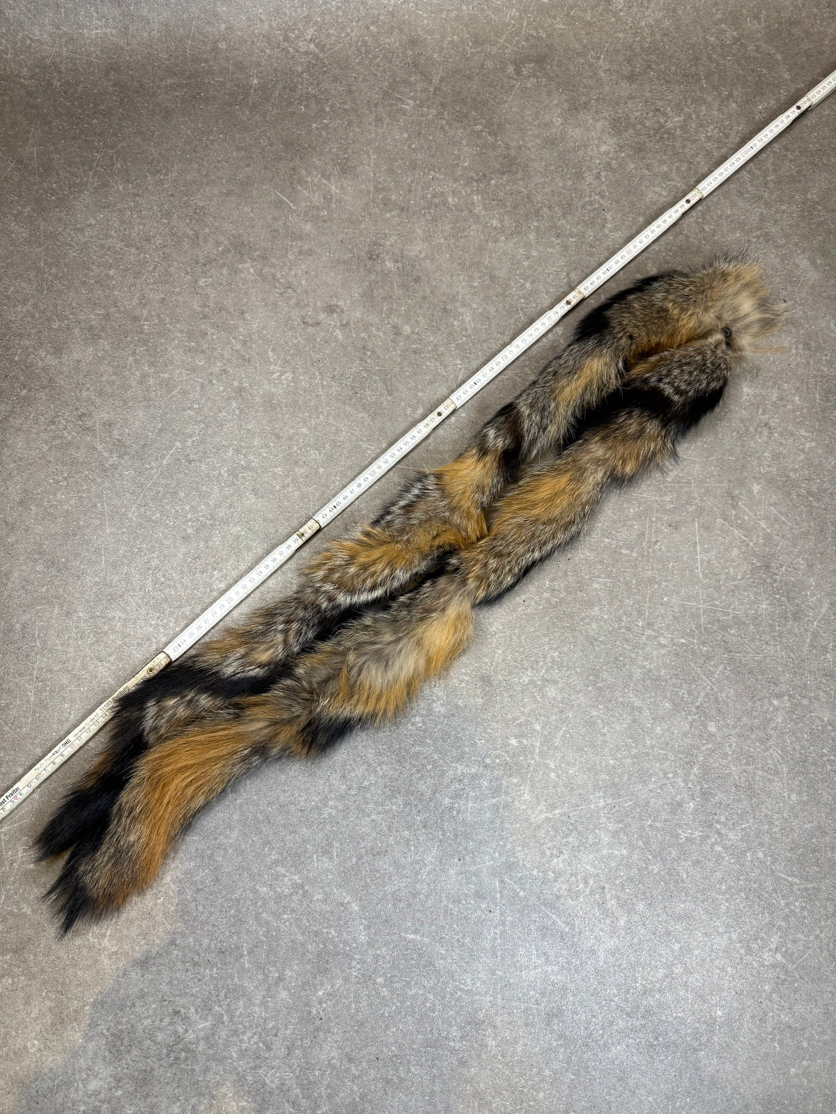 Vintage Rotfuchs Pelzschal Echtfell Fuchs Stola 110 cm Fox Fur Schal Boho
