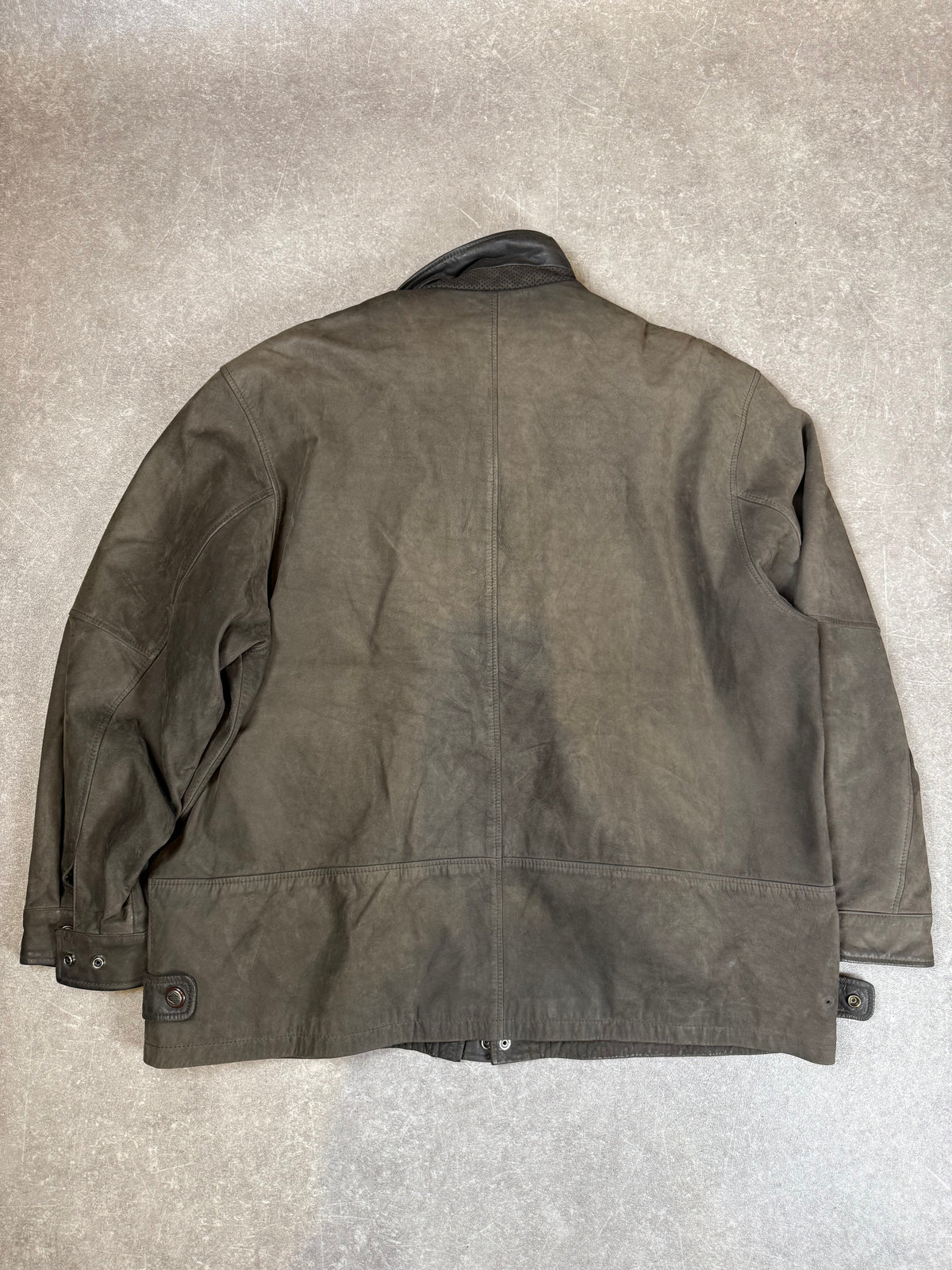 Leather Deluxe by P&G Herren Lederjacke Gr. 30 – Echtleder Braun Vintage