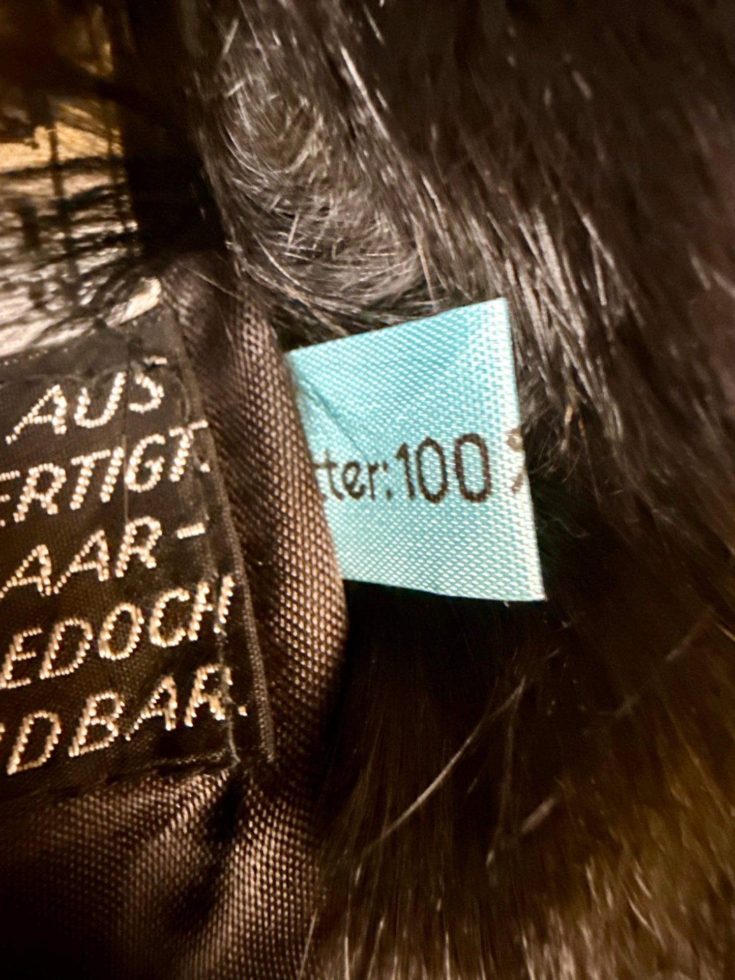 Vintage Nerzjacke Schwarz – Echter Nerz Pelzjacke K.H. Berlin Damen Klassisch Größe M