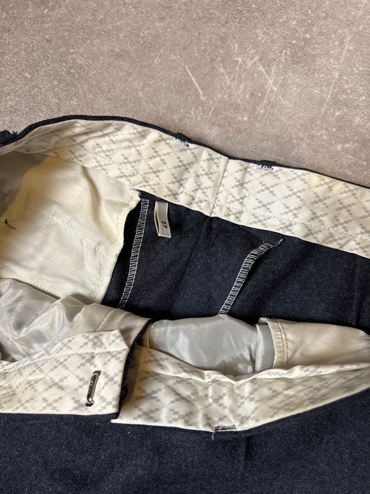 Vintage Herren Trachtenanzug Schurwolle Dunkelblau – Janker Sakko & Hose Gr. 27