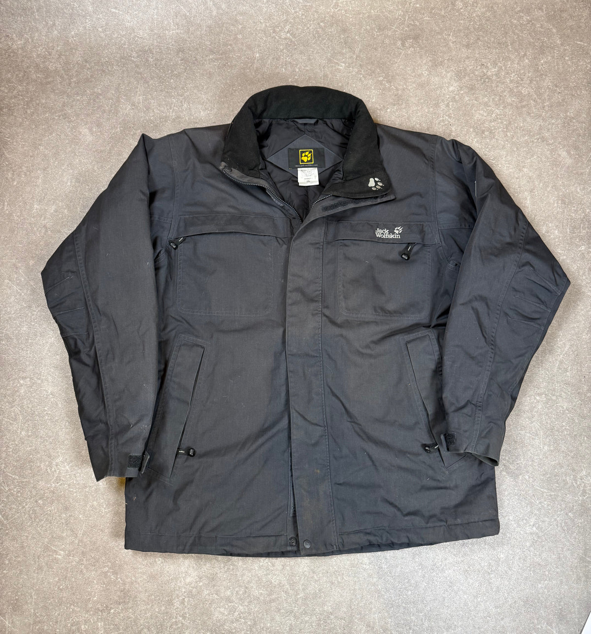 Jack Wolfskin TEXAPORE Herren Outdoorjacke Schwarz XXL Gr. 58