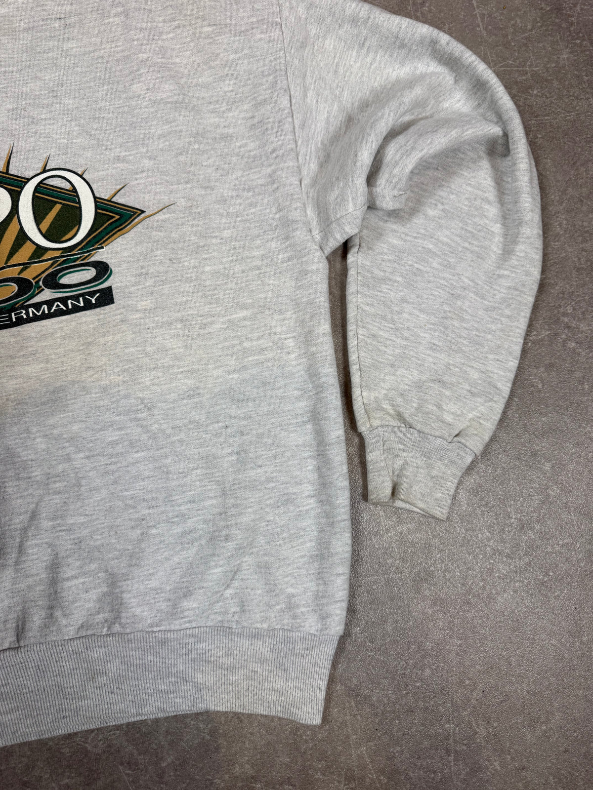 Vintage EXPO 2000 Hannover Sweatshirt – Original Millennium Pullover Grau M