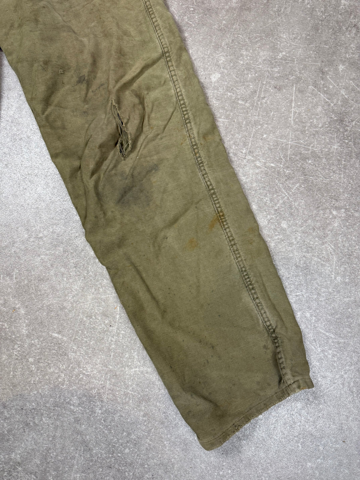 Vintage PROBAN Flammschutz Arbeitshose Oliv – Industrie Feuerwehr Workwear