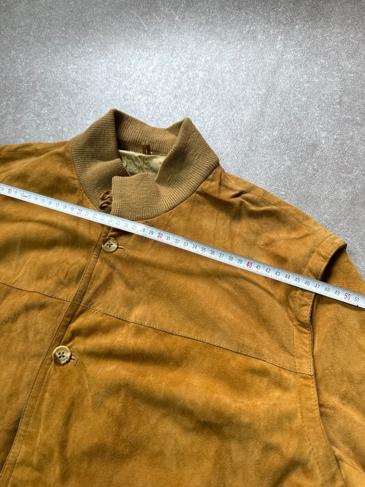 Vintage Gucci Wildleder Lederjacke Bomberjacke Braun Herren Gr. 54 Suede Blouson