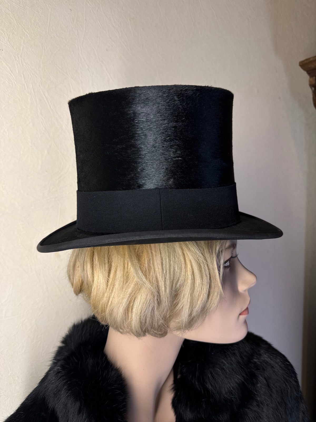 Antiker P. & C. Habig Wien Zylinder Chapeau Claque? Max Herzfeld Hannover um 1900