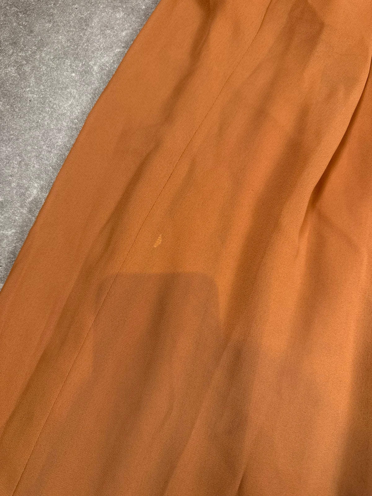 Vintage HIRSCH Culotte Hosenrock Gr. 46 Cognac Braun High Waist