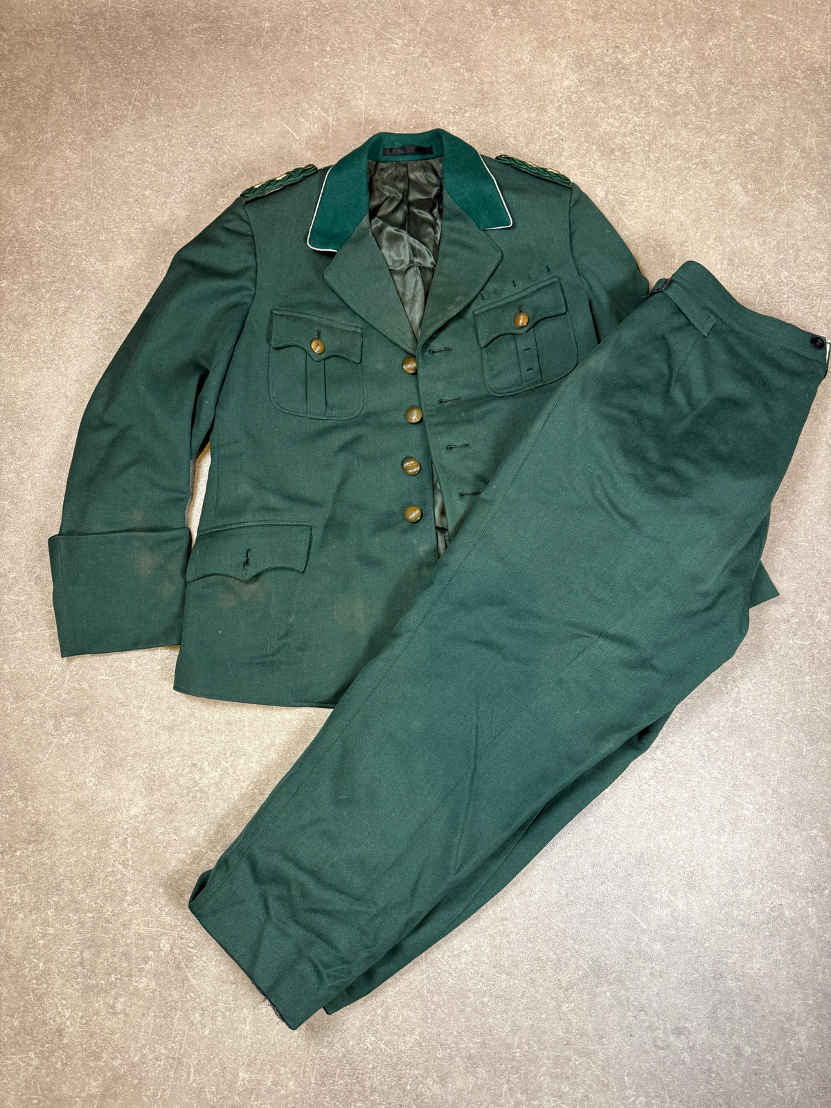Deutsches Reich Forstdienst Uniform Oberforstmeister – Jacke & Hose um 1930/40