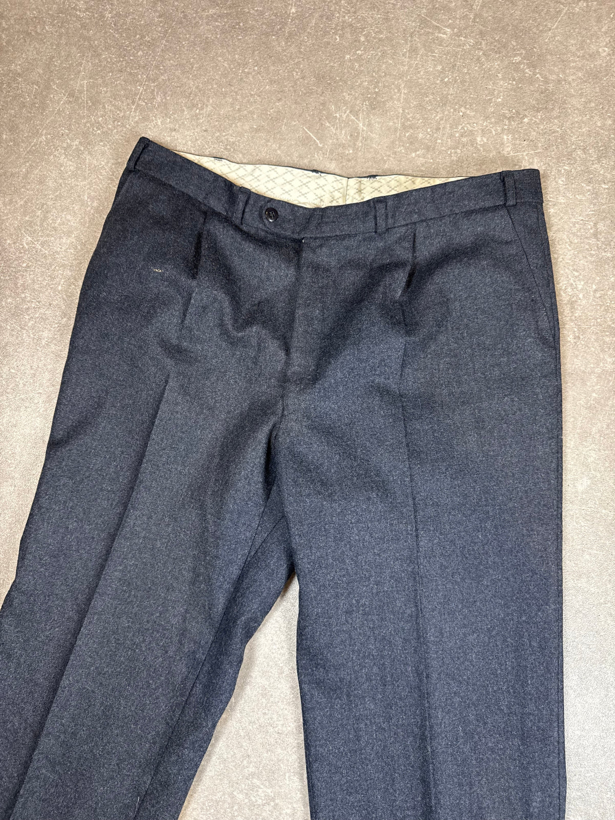 Vintage Herren Trachtenanzug Schurwolle Dunkelblau – Janker Sakko & Hose Gr. 27