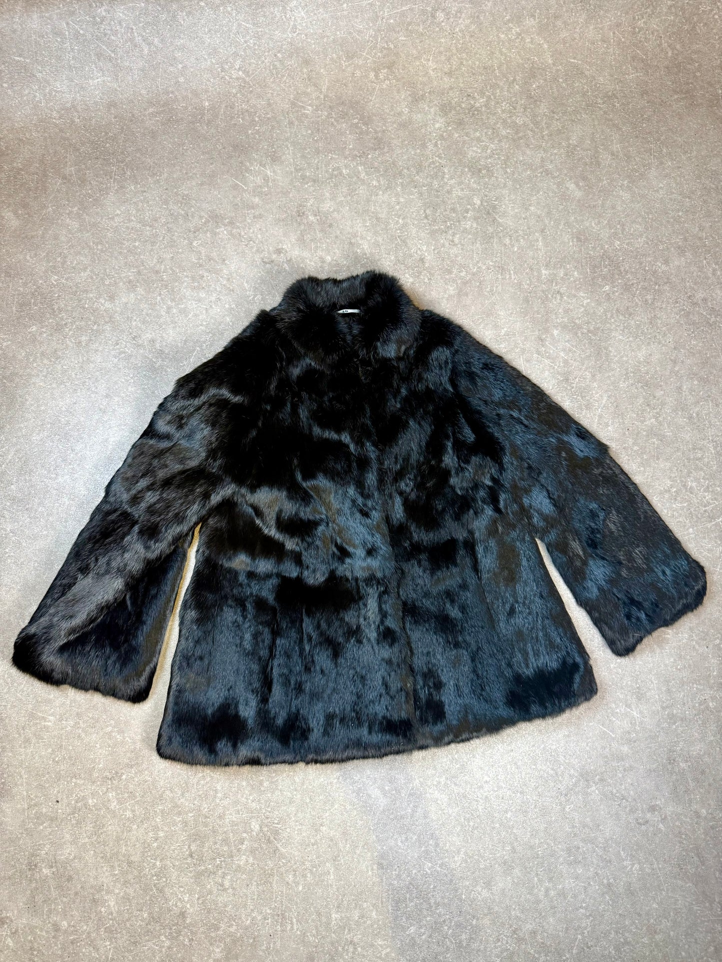 Vintage Nerzjacke Schwarz – Echter Nerz Pelzjacke K.H. Berlin Damen Klassisch Größe M