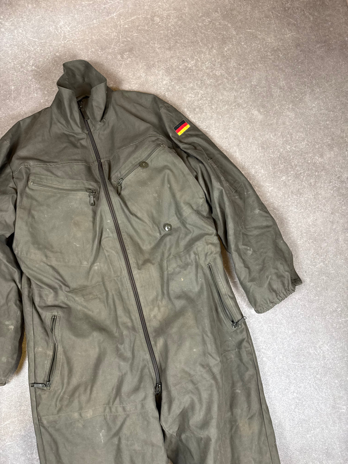 Bundeswehr Fliegerkombi 1985 Gr. 7 Scharrer Pilot Overall mit Innenfutter Vintage