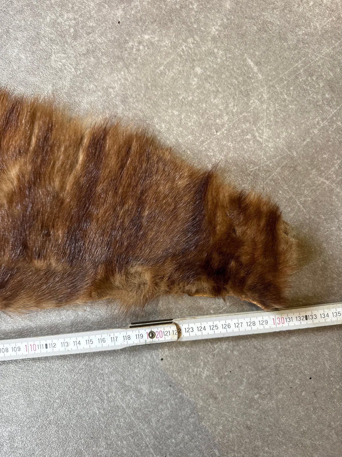 Vintage Nerz Pelzstola Braun Echtfell Mink Schulterkragen A.H.S. American Mink ca. 130 cm