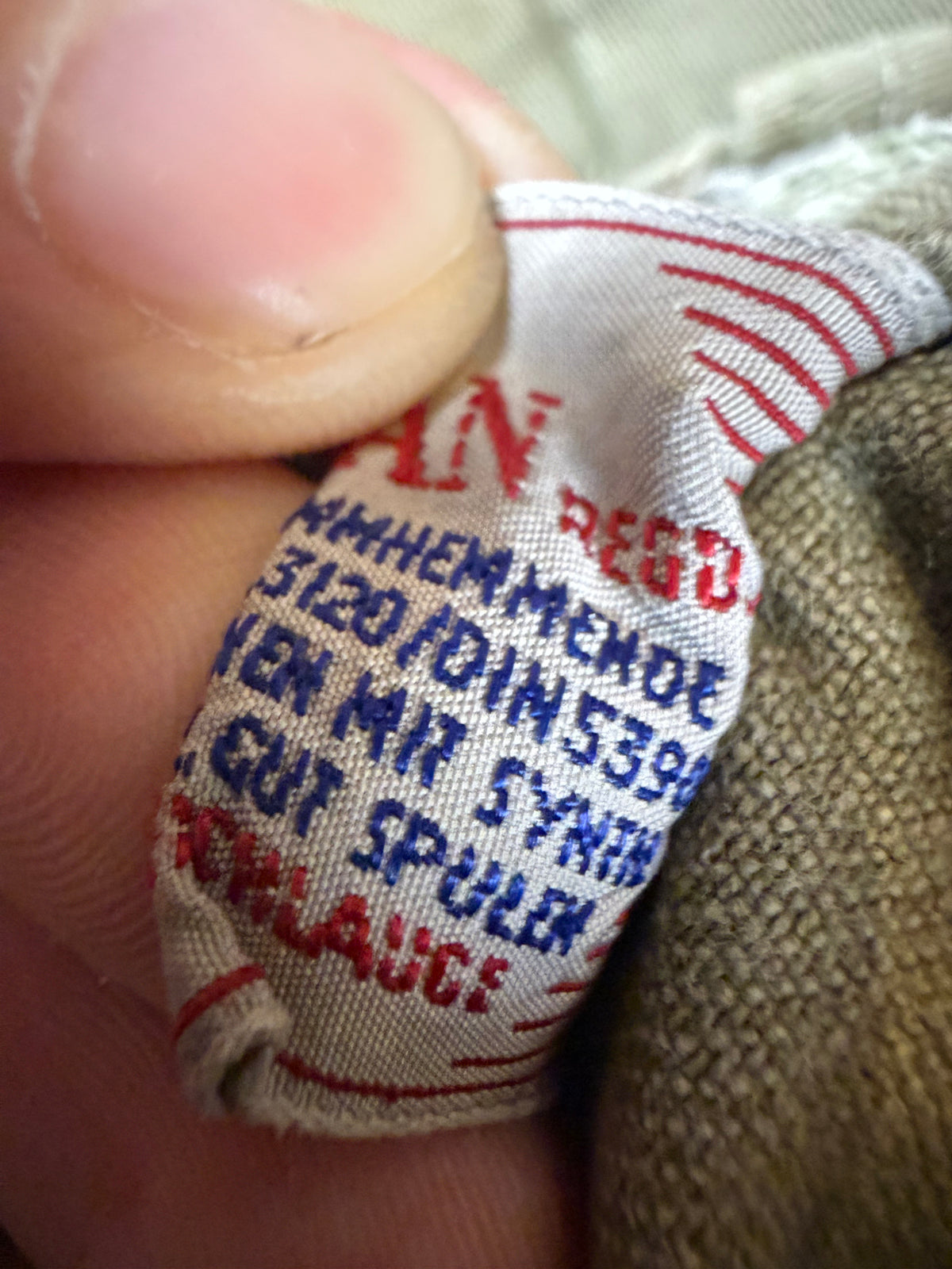 Vintage PROBAN Flammschutz Arbeitshose Oliv – Industrie Feuerwehr Workwear