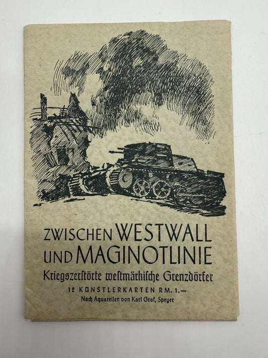 AK ANSICHTSKARTEN  WESTWALL & MAGINOTLINIE KRIEGSZERSTÖRTE GRENZDÖRFER