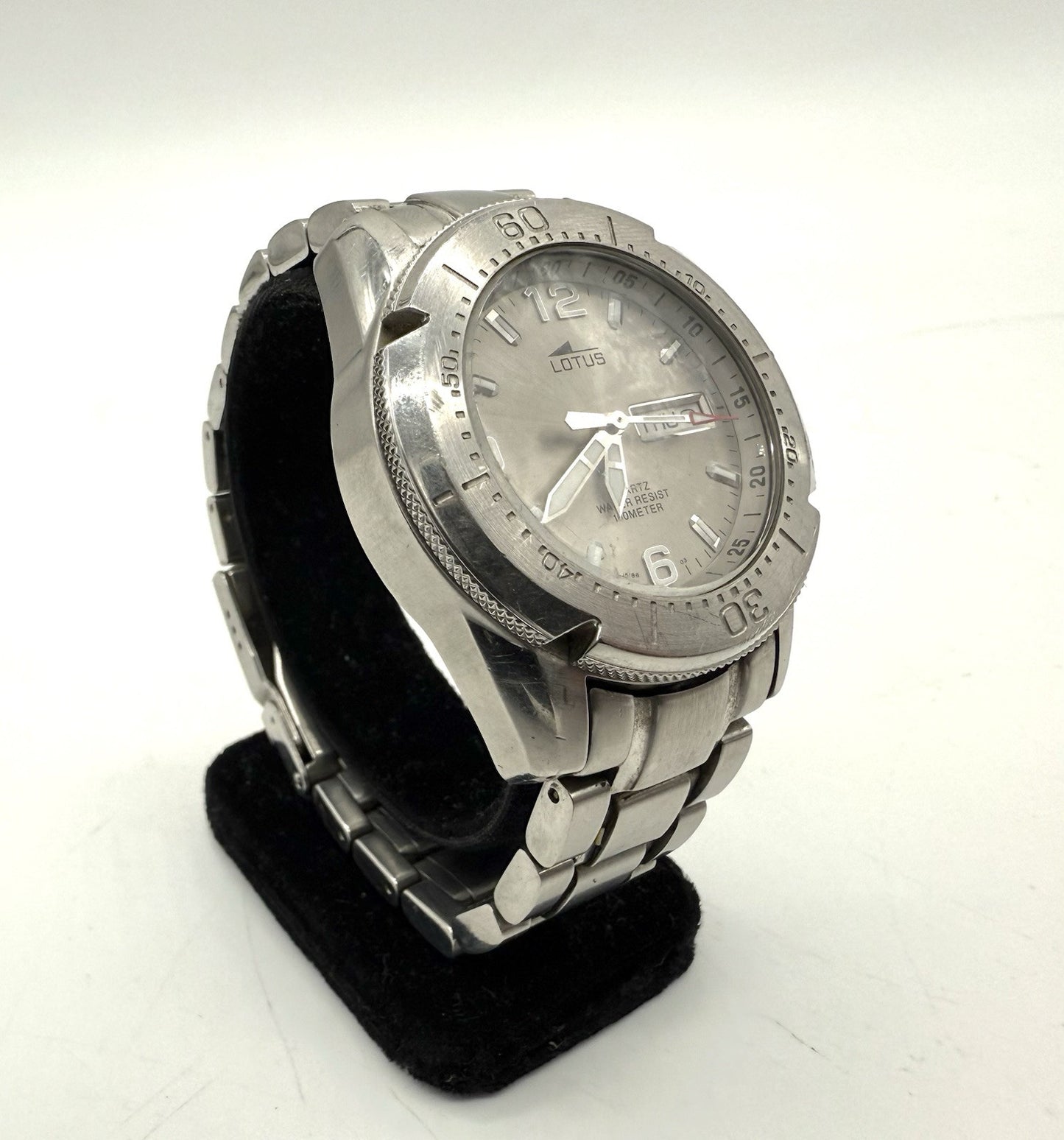 HERRENARMBANDUHR LOTUS SUB GMT QUARTZ EDELSTAHL LÄUFT