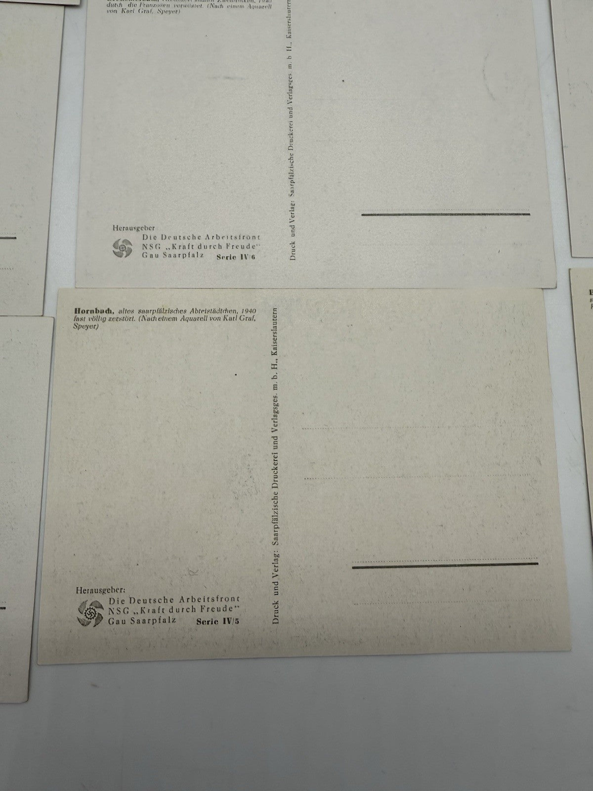 AK ANSICHTSKARTEN  WESTWALL & MAGINOTLINIE KRIEGSZERSTÖRTE GRENZDÖRFER