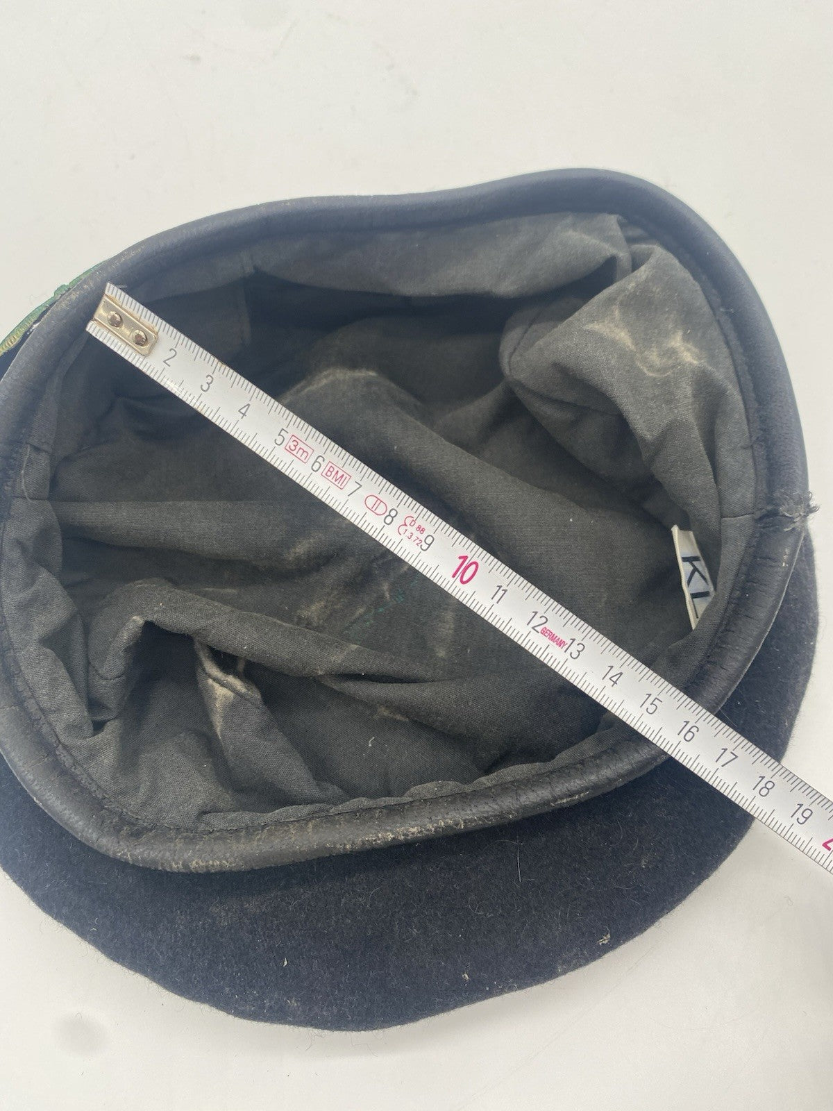 BARETT MIT KOKARDE BW BUNDESWEHR OFFIZIER MILITARIA